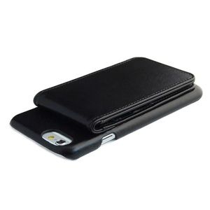 iPhone 6/6s black leather wallet case